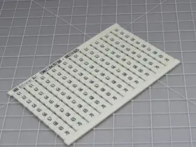 1sna233047r2300 Abb Lot Of 130 0002243685 Marker Card Green 10x61-70 T196176