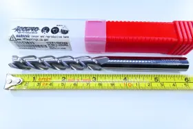 09653833 Accupro New 1/2 Inch Solid Carbide 3 Flute End Mill Long 6 Length Milling Tool