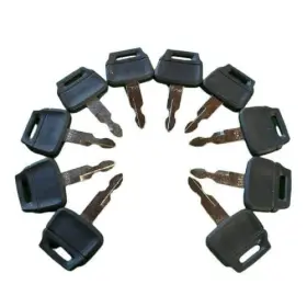 Aftermarket 2420z1030d2 10pc Keys K250 Fits Kobelco Kawasaki Case Excavator Wheel Loader Gehl Yutani Mdi