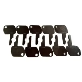 Aftermarket 92274 86502903 10pc Key Fits Ford Jcb New Holland Backhoes Heavy Equipment Ignition Keys