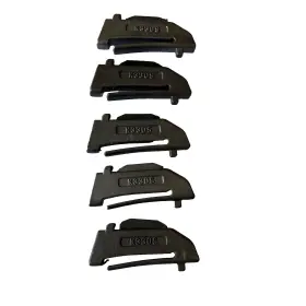 K330s Aftermarket 5 Pcs Spring Flex Pin Teeth Skid Steer Backhoe Fits For X330 And Shank