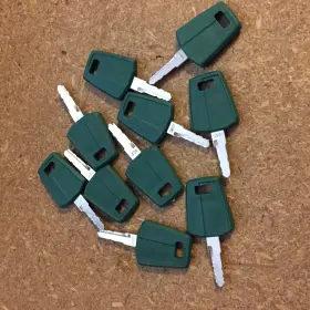 Voe11444208 Aftermarket 10 Pcs C001 Keys 11444208 Ignition Key For Volvo Loader Excavator