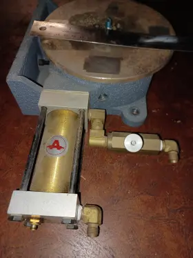 725-ea Allenair 24/cs Air Operated Rotary Table 80psi 7.25 Inch Diameter - 90 Degree