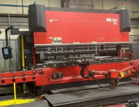 Hds2204ntw Amada 2012 Cnc Press Brake 242 Ton X 14ft 8-axis Robotic Loader Ez