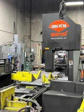 V380pc3 Amada Marvel 2019 Cnc Vertical Tilting Frame Bandsaw #7477