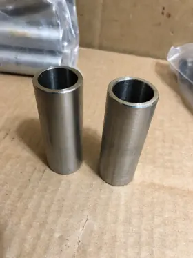31314092 Amw Steel Bushing / Spacer/sleeve 1-1/8 Inch Od X 3-1/32 Long Lot Of 2x