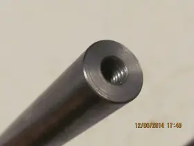 92417 Amw 1 1/4 Inch Steel Shaft / Rod Tapped - 20 Both Ends 12 Long Crs Pc