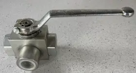 Ae2n1-11db Anchor Fluid Power Psi5075 Ae2 Two-way Block Body Threaded Ball Valve