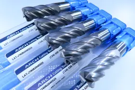 662-5000-060 Arch Cutting Tools Lot 5 Pcs Usa Solid 4 Flute Carbide 1/2 Inch End Mills .060 Radius