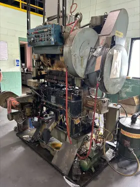 Tp-25 Asahi-seiki Transfer Press 2 Inch Stroke 11 Op Single Row Feed