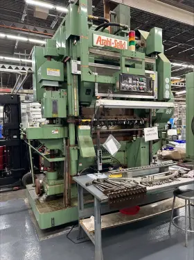 Tp-65d Asahi Seiki Us Baird Transfer Press New 2003 8 Inch Stroke 14 Op Die Set