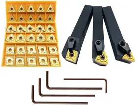 Mtjnr16 Aszlbym 0231 5/8 Inch 36pcs Indexable Carbide Lathe Turning Tool Insert Holder Bit Set