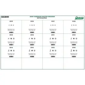 6663bhm Au-ve-co Auveco - Bhm Self-piercing Rivets Pack Of 1