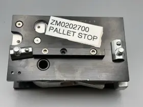 Zm0202700 Bimba Pneumatic Pallet Stop With H Flat-1 Cylinder