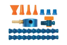 Nl40463 Brand Loc-line Coolant Hose Magnetic Base Manifold Kit 12 Piece 1/4 Inch Id