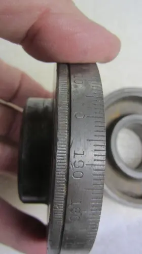 1169 Bridgeport 2 Pc. Dial With 200 Graduations X And Y Travel For Mill