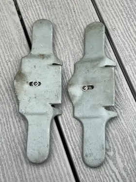 Bridgeport 2190040 Set Of Two 2 Mill Step Pulley Belt Guard Assembly 2190420 M1301 3a