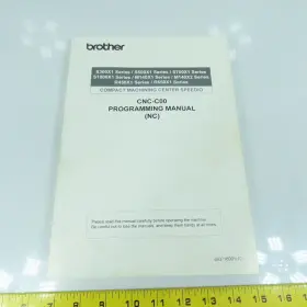 Brother 693716001 10 Cnc-c00 Compact Machining Center Speedio Programming Manual Nc