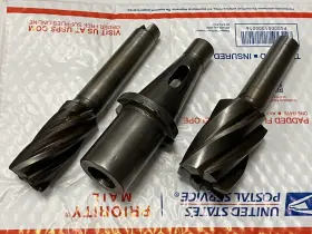 719-442 Brown & Sharpe No.49 Nmtb40 And No.9 Adapter 2 End Mills