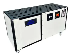 Built American Equipment Dd1 100 5 X 2 Surface Downdraft Table For Metal Grinding Sanding - 1 500 Cfm