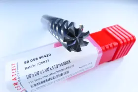 Dpxu72s Ceratizit 90420 New 5/8 Inch 7 Flute Series X161 Dragonskin Solid Carbide End Mill