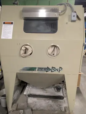 Bnp260 Clemco Zero Bnp 260 Wet Blast Cabinet Used