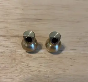 L31512064d Cnc 2pcs 15mm Brass Coolant Ball Nozzle For Angled No Threads 6mm Orifice Doosan