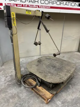 Cm6048 Coilmate Model Cm 6048 Pallet Decoiler 48 Inch Platform 6 000 Lb. Capacity