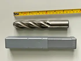 492366 Controx Vx/c Hss Cobalt 1 X 4 6-1/2 Ball Roughing End Mill Flute