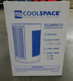 Cs6-210-hv Coolspace 10 Inch Fan Blade Variable Speed Dd Evaporation Cooler Stk