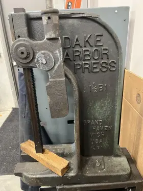 Dake 1-1/2b1 1-1/2 B1 Arbor Press Famco Greenerd