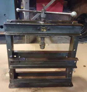 Ut10-a Dake Vintage 10 Ton H-frame Screw Press