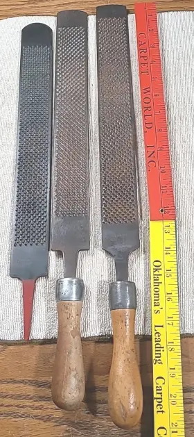 Diamond Hr14 Horse Shoeing/farrier Rasps Used Lot Of 3 14 Inch Tools Simonds