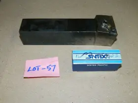 1.25x1.25x Dorian Mclnl20-4d Cnmg Lathe Tool Holder 6 Inch W-sintex Inserts Lot # 57