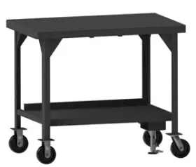 Hdwbmfl-3672-6ph-95 Durham Mobile Heavy Duty Workbench 72 Inch X36 X42