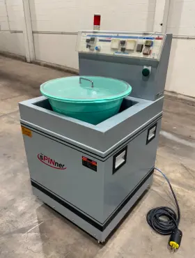 Hd-735 Earth Chain Earth-chain Spinner Magnetic Deburring And Polishing Machine - Lmc #51595