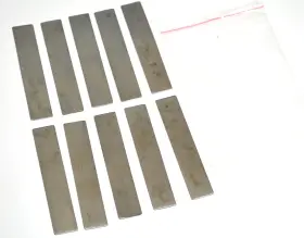 Eisco 445039996901 Labs Iron Electrode Strips 100 X 19mm - Pack Of 10
