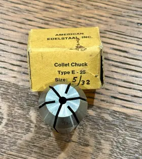 2421 Emco American Edelstaal Inc E-25 5/32 Inch Collet New Old Stock Part #2421