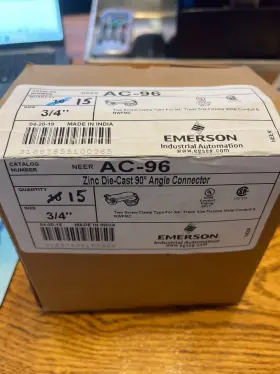 Ac-96 Emerson 15 Neer 3/4 Inch 2 Screw Clamp For Fmc And Rwfmc Lot Of