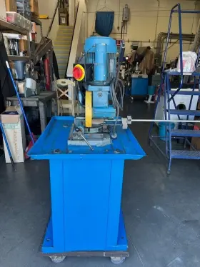G6002 Enco 210 Mm 8.3 Inch Cold Saw With Rolling Base And Work Stop
