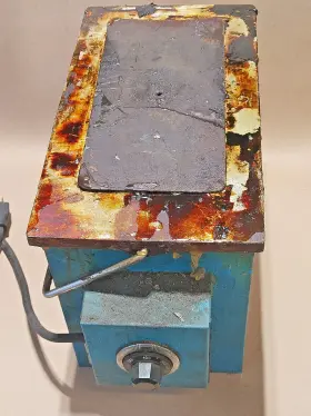 At-17 Evans Peel Coat Rectangular Dip Coating Tank 115vac 1phase Made In Usa