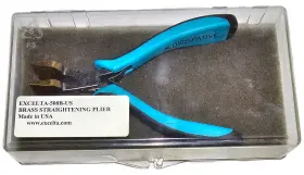 508b-us Excelta .825 Inch Wide Nose Straightening Pliers Brass Insert New