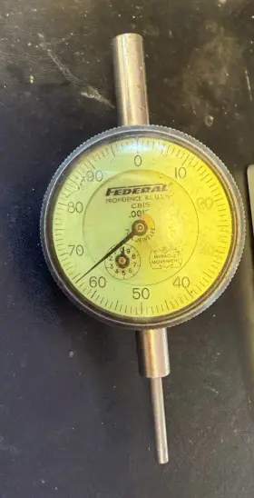 C81s Federal .001 Inch Dial Indicator Full Jeweled Miracle Movement