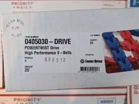 0405030 Fenner Drives Powertwist Drive A/13/4l 1/2 Inch Link V-belt - 25 Feet New