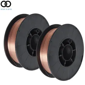 Findmall Apo120168 2 Pack Er70s-6 .030 Inch 0.8mm Mild Steel Mig Welding Wire 11-lb Roll