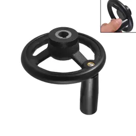 Fipux 619668267528 100mm Diameter 12mm Bore Hand Wheel For Milling Machine Revolving Handle