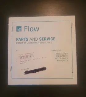 001198-1 Flow Waterjet Pn 60k Hp Seal Kit New In Original Packaging