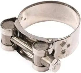 Ganpub 713424274710 Silver Stainless Steel Exhaust Clamp 48-51mm