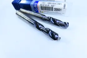 20661 Garr Lot 2 New 8.50mm .3346 Inch 2fl Alcx Solid Carbide Machinist Drills