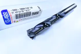 25856 Garr New 31/64 Inch 2fl H/p C/f Alcx Solid Carbide Coolant Fed Machinist Drill